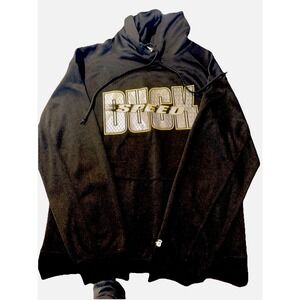 Oregon Ducks Hoodie Black‎ Polyester NCAA Pullover Sweatshirt Men's M